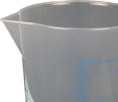 Recipiente medidor 1 litro 1qt uso general multicolor