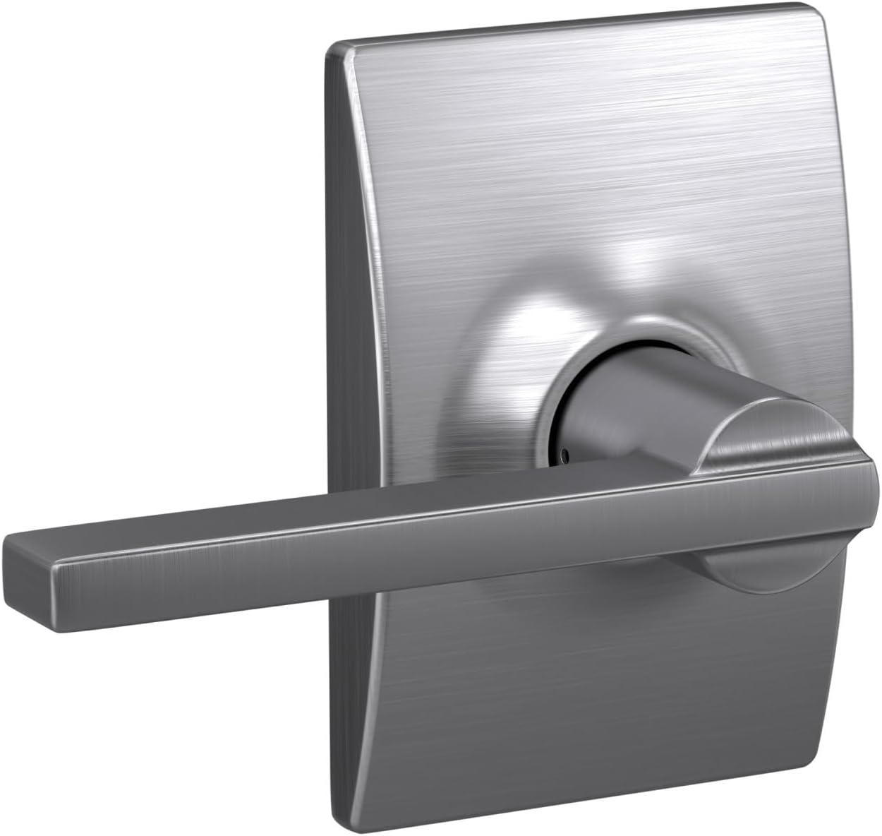 Manilla puerta cerradura paso cromo satinado