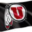 Bandera UT Utes 3x5ft tela poliéster duradera