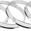 Anillos espaciadores aluminio para cubo 64.1mm 66.1mm