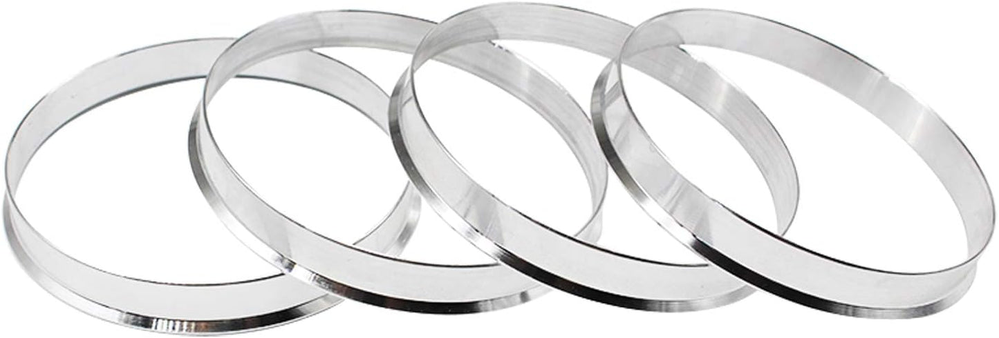 Anillos espaciadores aluminio para cubo 64.1mm 66.1mm