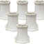 Lámpara araña cuadrada moldura decorativa blanco 3x5" set 6