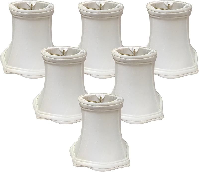 Lámpara araña cuadrada moldura decorativa blanco 3x5" set 6