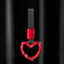Accesorios auto con anillo corazón y parachoques rojo