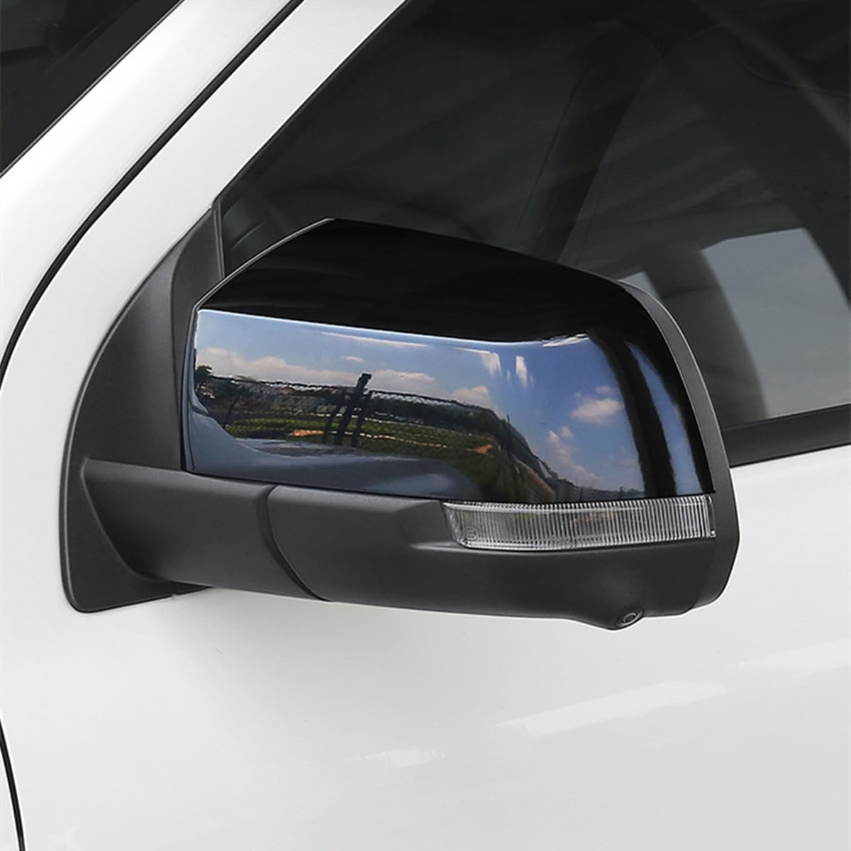 Cubierta retrovisor fibra carbono negro Ford Ranger 24-25