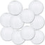 10 Faroles Papel Blanco 12pulg Redondos Colgantes