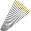 Flechas fibra vidrio para arco 24-30" tiro al blanco
