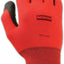 12 Guantes PVC espumados palma nailon talla 7 negro/rojo