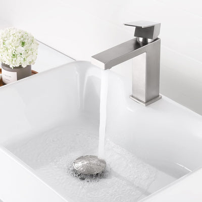 Desagüe baño con cesta colador 16x12pulg blanco