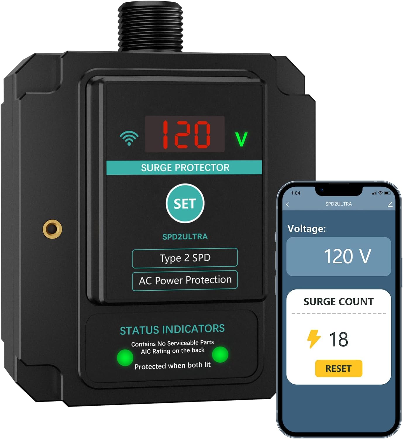 Protector sobretensiones WiFi 108kA varistores