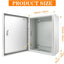 Caja conexiones eléctrica NEMA 4X IP66 20x16x8 pulg