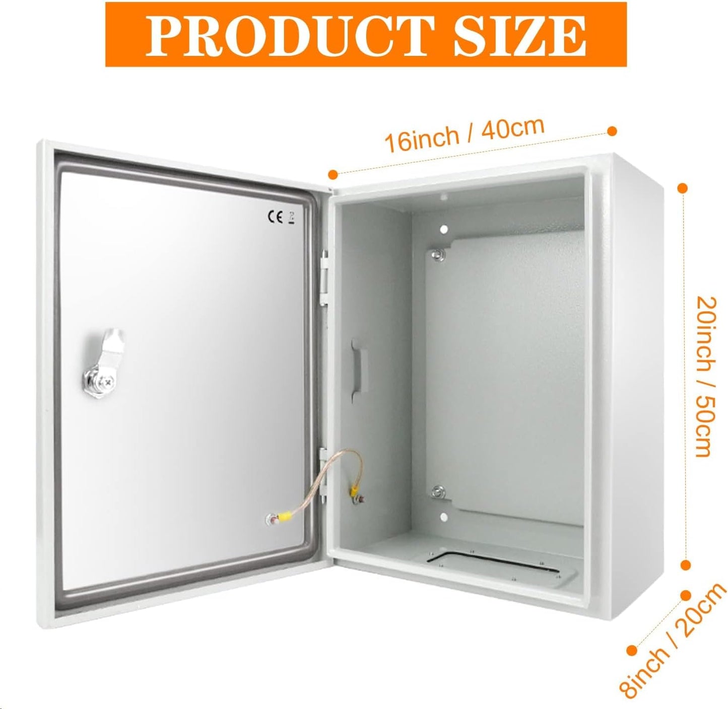 Caja conexiones eléctrica NEMA 4X IP66 20x16x8 pulg
