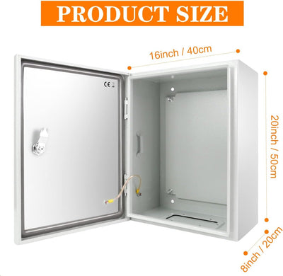 Caja conexiones eléctrica NEMA 4X IP66 20x16x8 pulg