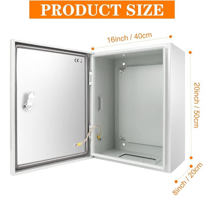 Caja conexiones eléctrica NEMA 4X IP66 20x16x8 pulg