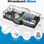 Bloque distribución fusible 4Vía MIDI 12V para coche barco