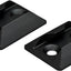 Soporte espárrago individual color negro pack 2