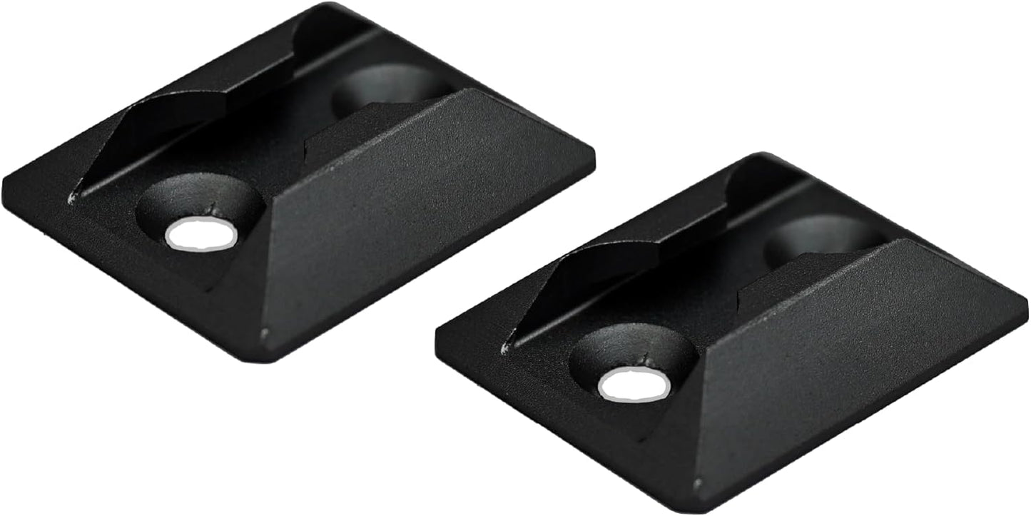 Soporte espárrago individual color negro pack 2