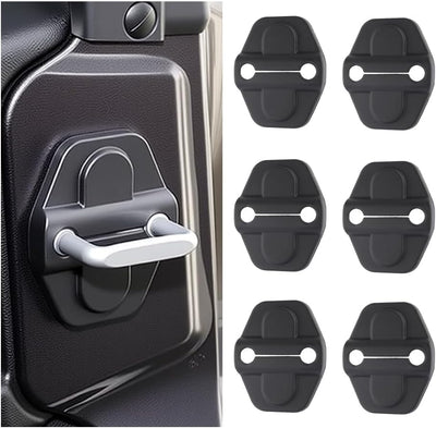 6 fundas pestillo puerta auto compatibles Jeep Wrangler JL JLU