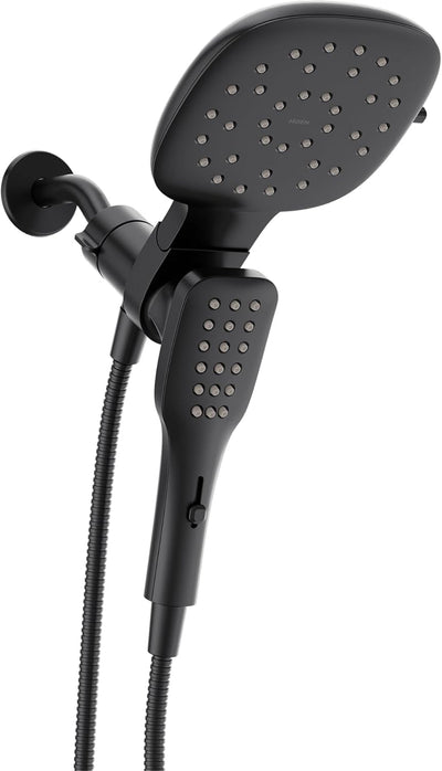 Cabezal ducha lluvia cuadrado 7pulg dial Infiniti negro mate