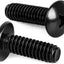 Tornillos acero inox 304 10-24x3/4pulg rosca completa negro 50uds