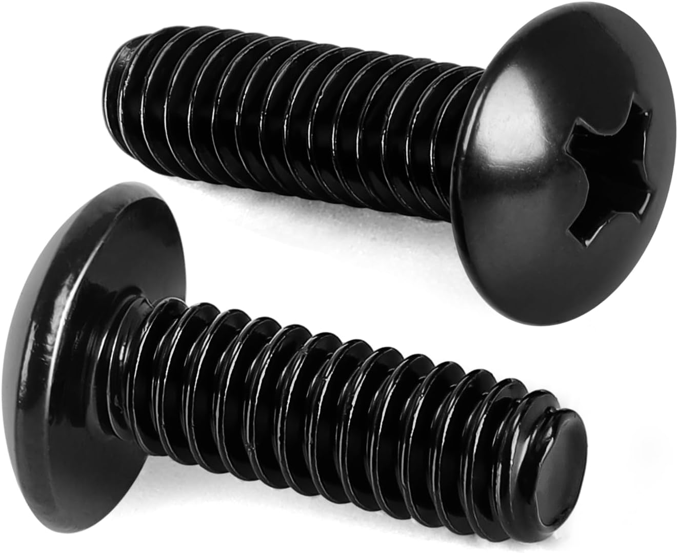 Tornillos acero inox 304 10-24x3/4pulg rosca completa negro 50uds