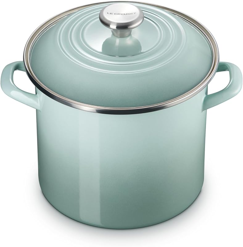Olla esmaltada acero 8qt con perilla inox