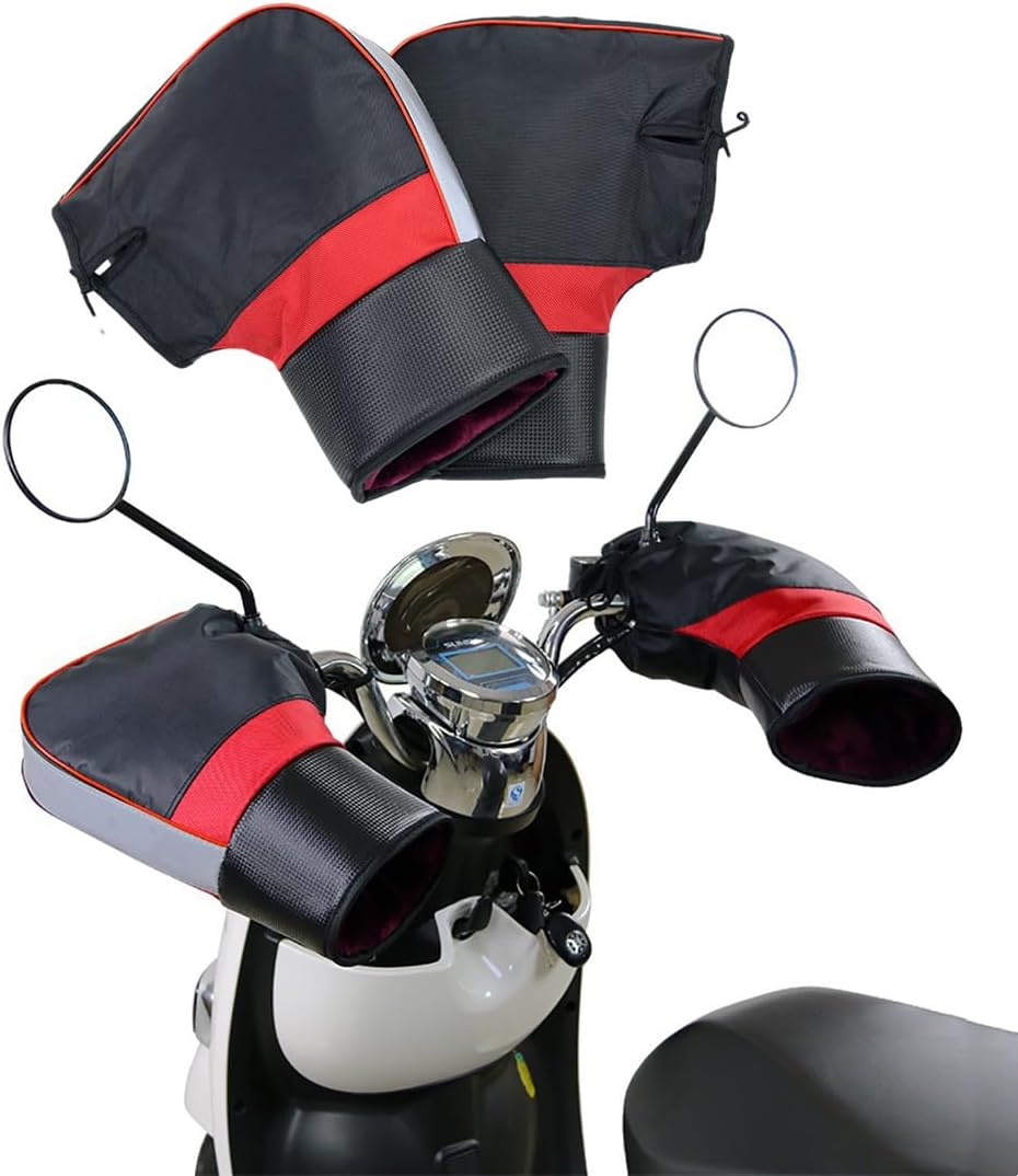 Guantes manillar motocicleta invierno impermeables