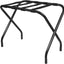 Soporte plegable metal negro con cinturones nailon
