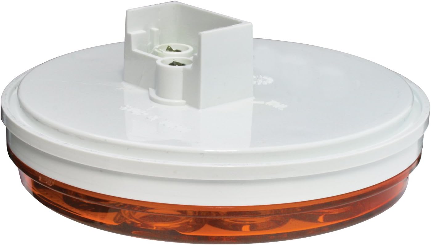 Luz giro 18 LED 4" ámbar parque