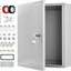 Caja metal eléctrica 24x24x12" impermeable bloqueo reforzado