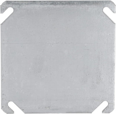Cubierta cuadrada 4pulg blanca pack 50