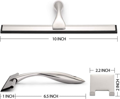 Escobilla ducha multiusos acero inox 10pulg