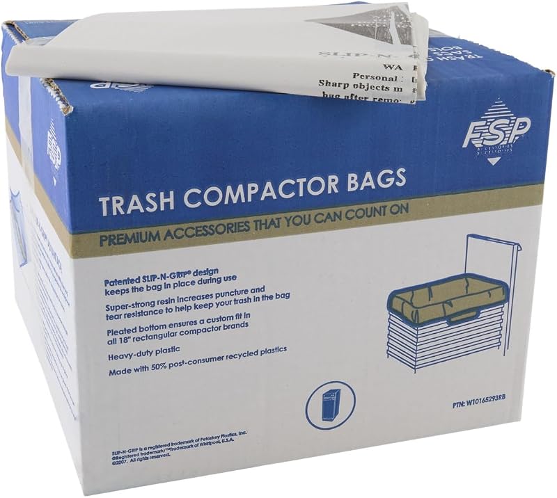 Bolsas plástico compactadoras 18" 15 Uds
