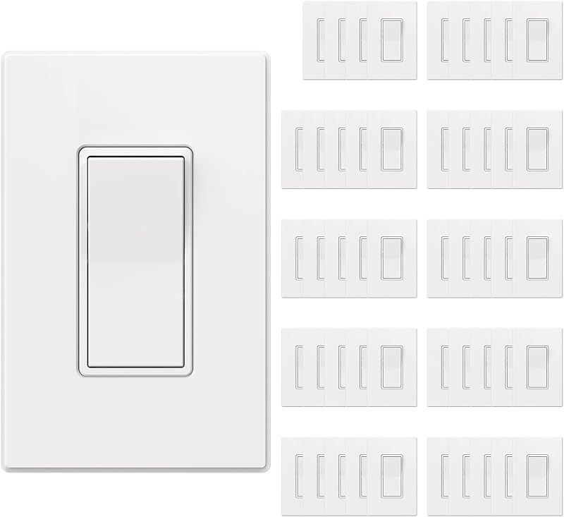 Placa decorativa interruptor 3 vías 15A 120/277V