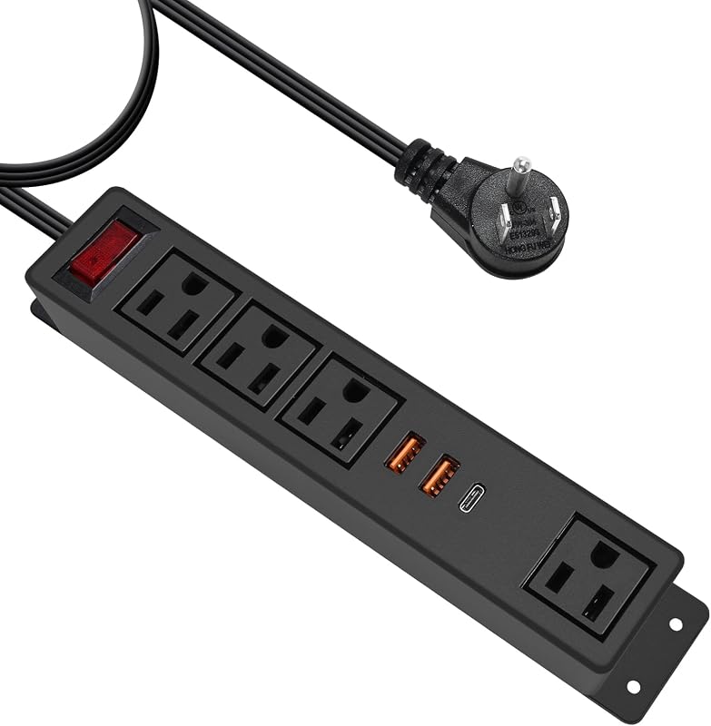 Toma corriente múltiple USB-C 20W 4 tomas 3 puertos hogar