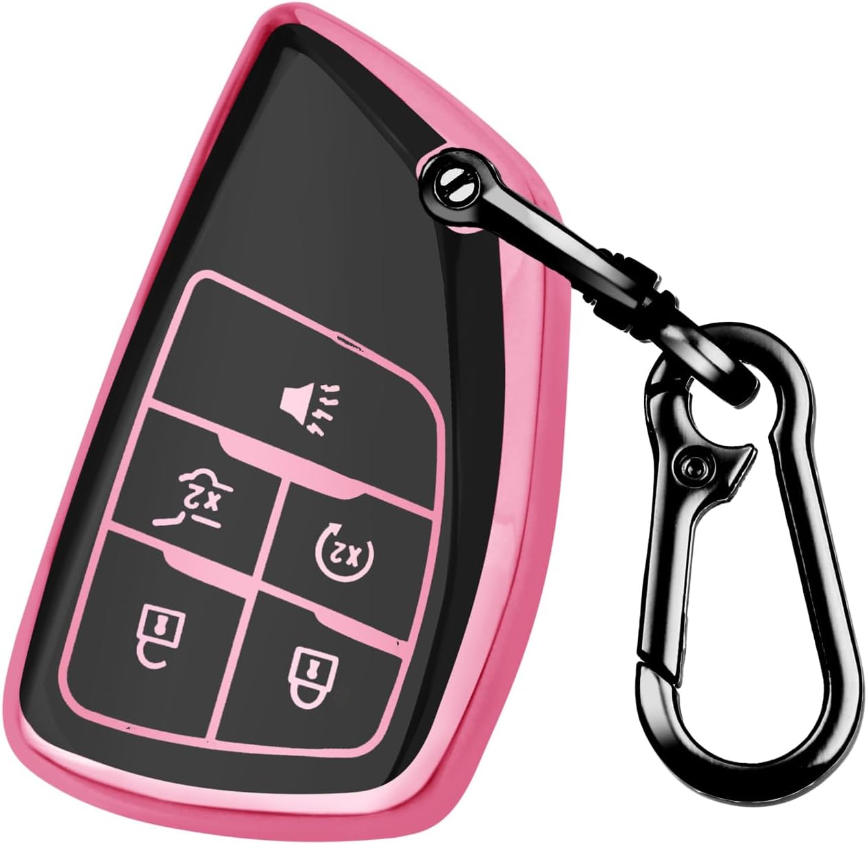 Estuche llave suave con llavero Chevy GMC 21-25 Rosa