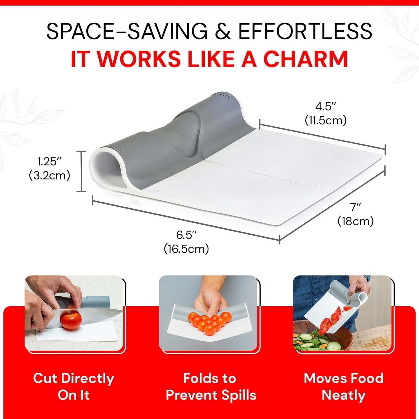 Movedor alimentos plegable multiusos raspador cocina