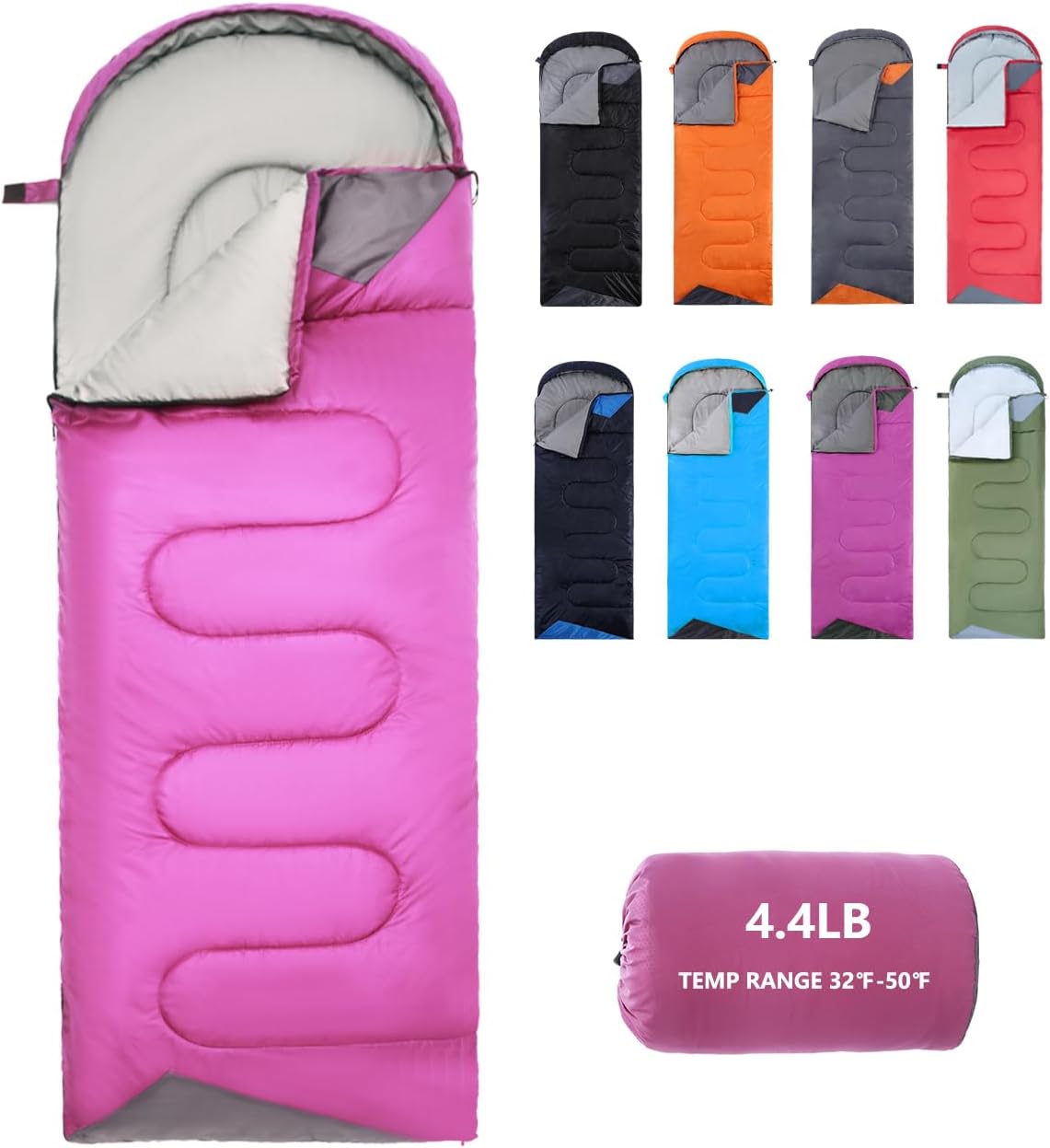 Bolsa dormir adultos niños ligera impermeable para camping