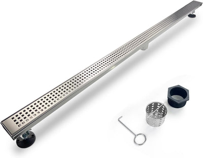 Drenaje ducha lineal 60pulg acero inox cepillado