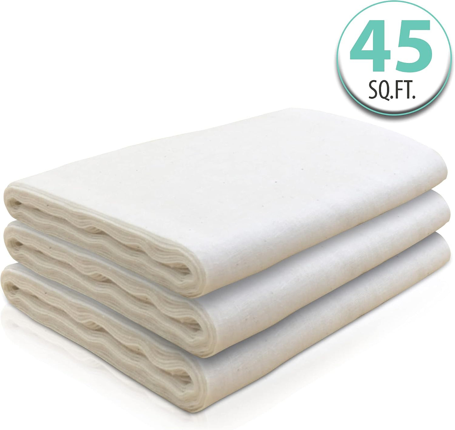 Paño queso 45ft2 100% algodón natural ultrafino