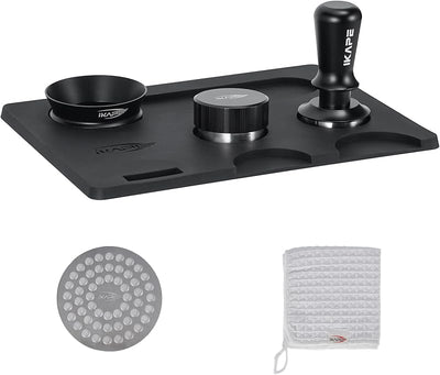 Set Tamper Café 53mm 6en1 Negro Distribuidor