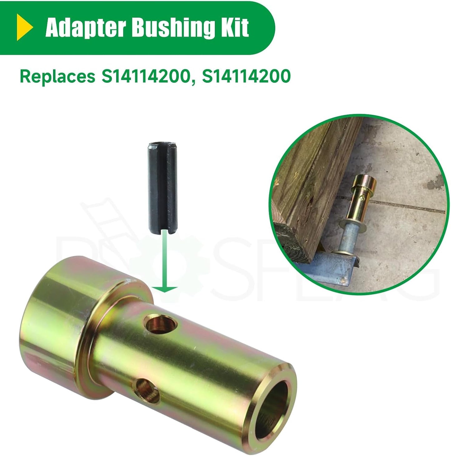 4 Pack Kit Bujes Adaptador Enganche Rápido Cat 1