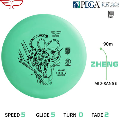 Disco golf rango medio 5.82-6.21oz brilla oscuridad PDGA