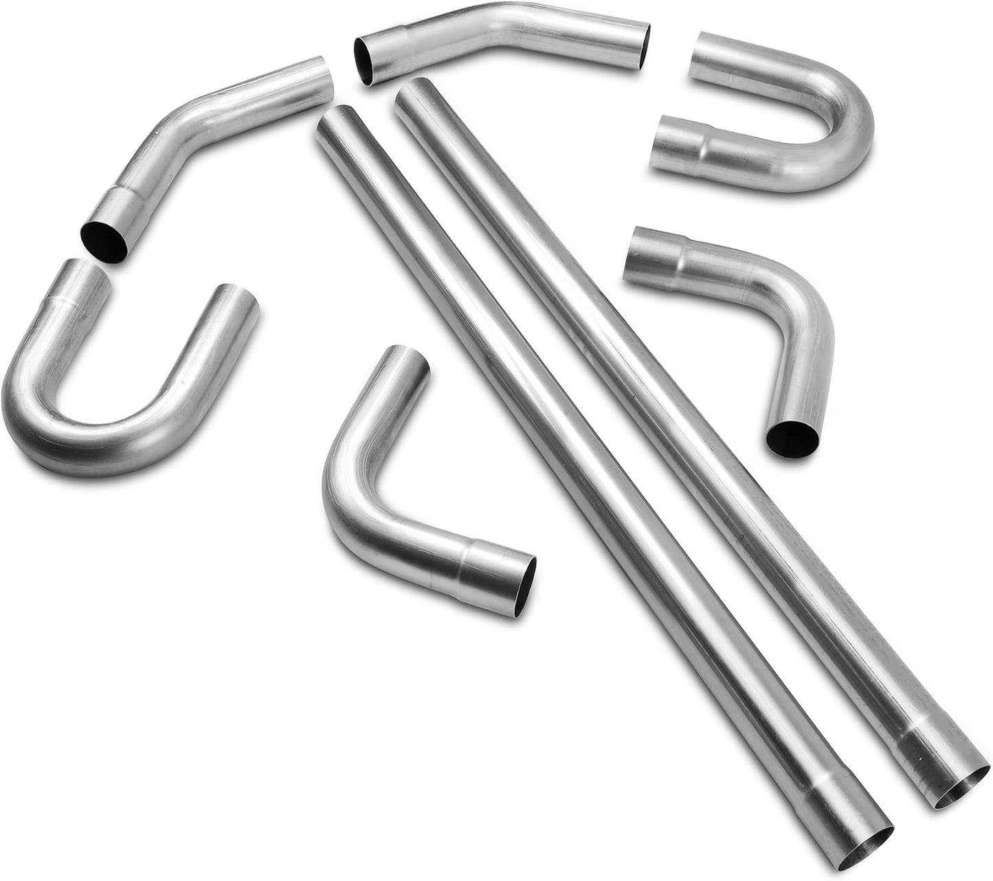 Kit escape acero suave 2" tubo 16 39.37" curvas 180grados