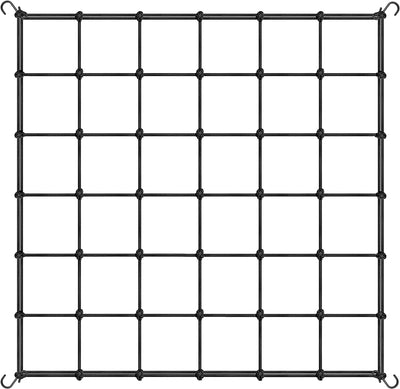 Red elástica enrejada 4x4ft soporte hidropónico resistente