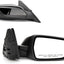 Espejo 3 pines puerta derecha Chevy Malibu 16-22 Negro