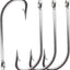 Ganchos pesca acero inox 50pz forma J O'Shaughnessy