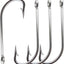 Ganchos pesca acero inox 50pz forma J O'Shaughnessy