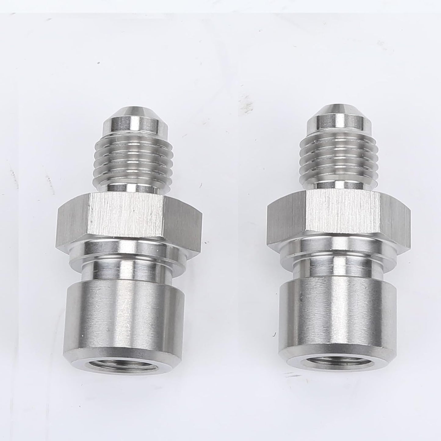 Adaptador freno 3/16" acero inox set 2