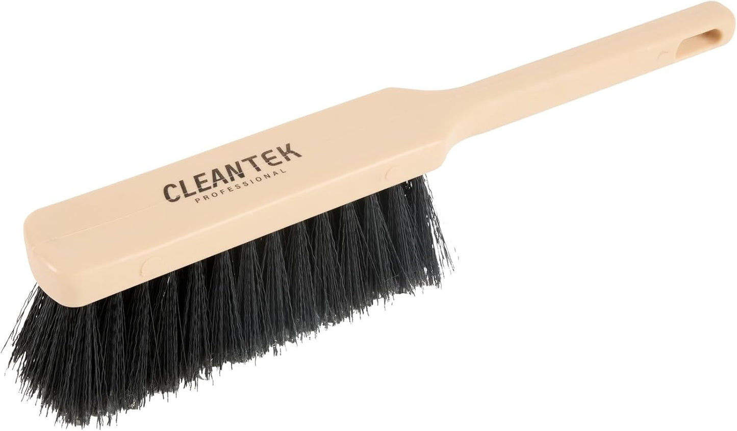 Cepillo profesional 13.78pulg ergonómico exfoliante plástico beige